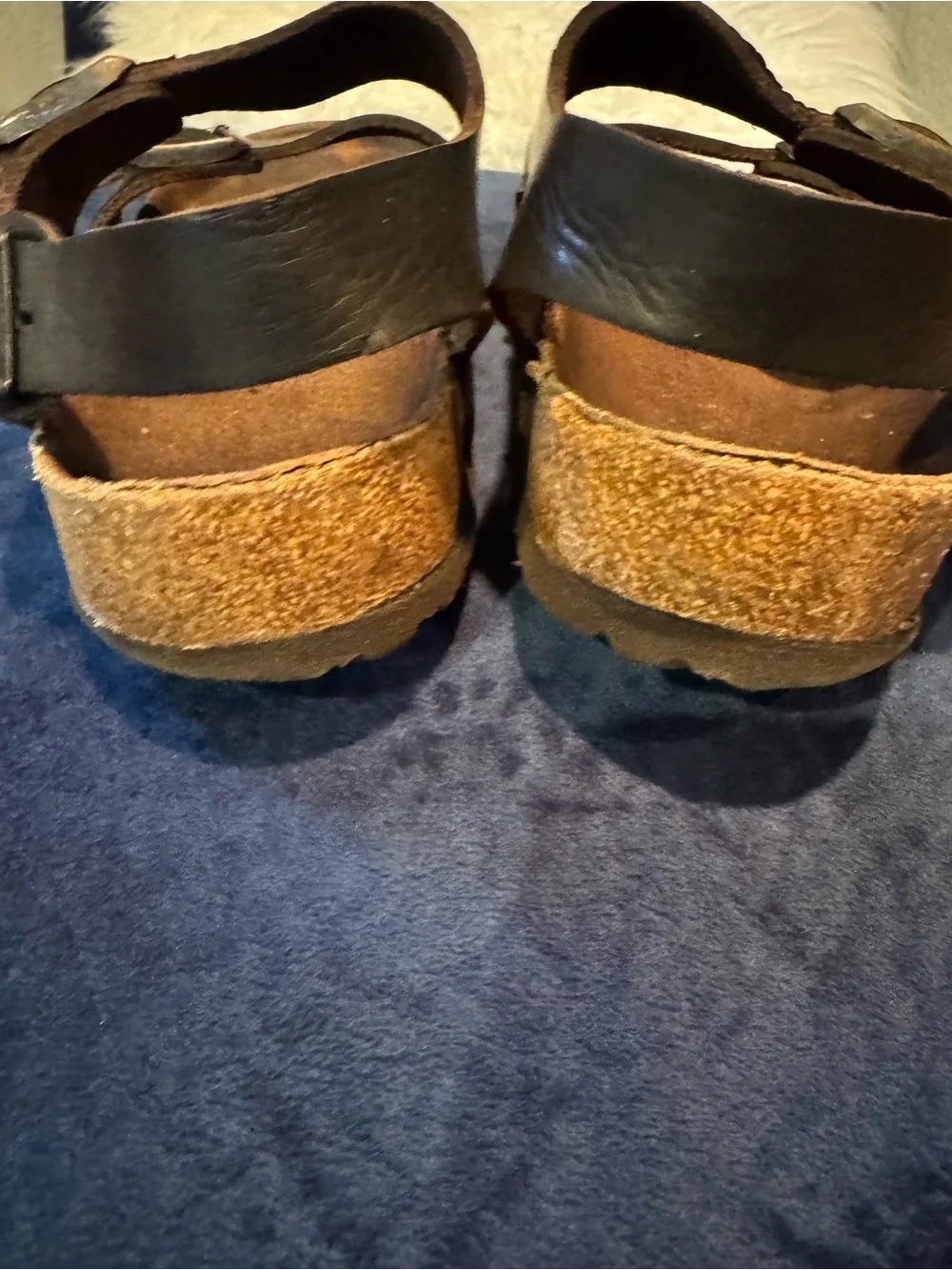 Birkenstock Milano Black Leather Buckle Sandals